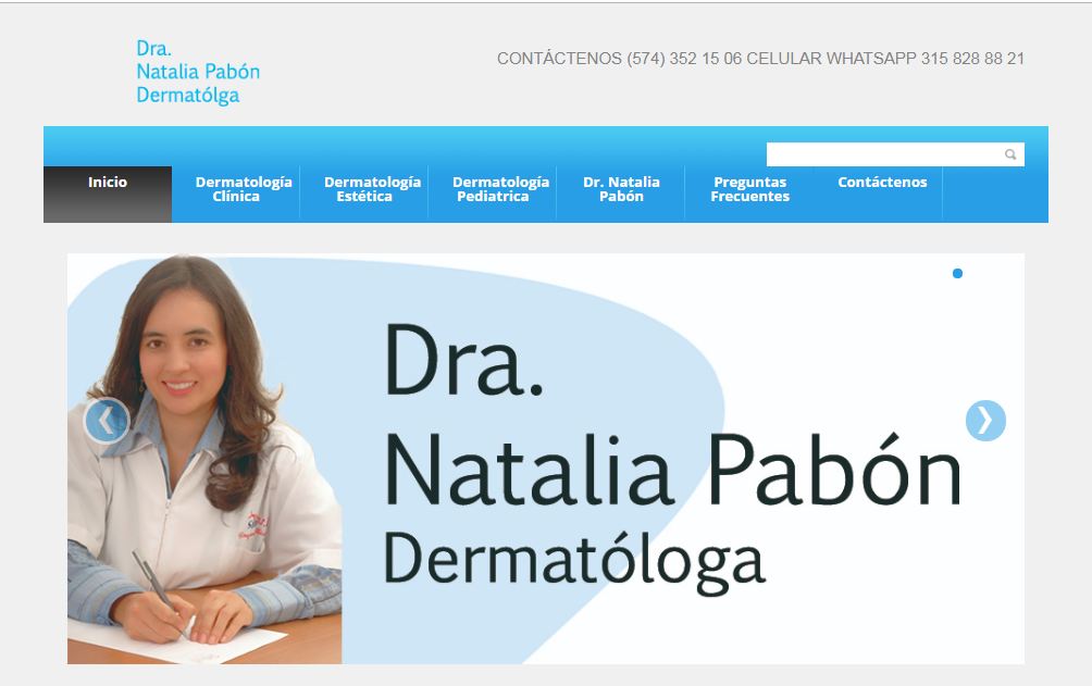 Dermatología y cirugía estética en Medellín Doctora natalia pabón